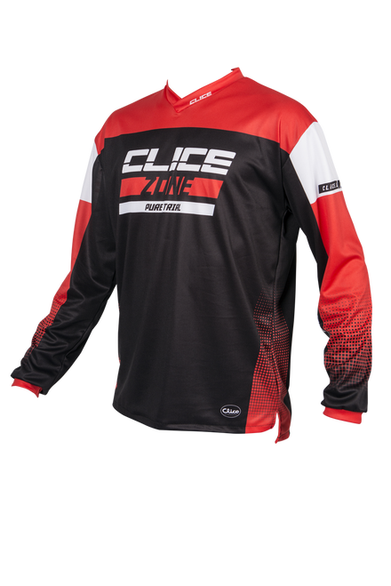Clice Zone men's trials jersey, red