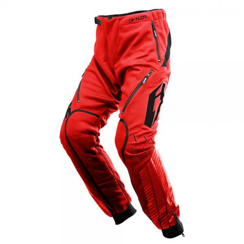 Pants 01 Omnia Solid, red/black