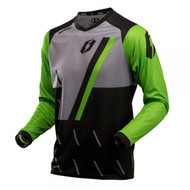 Jersey L3 Domino, black/fluo green/ silver