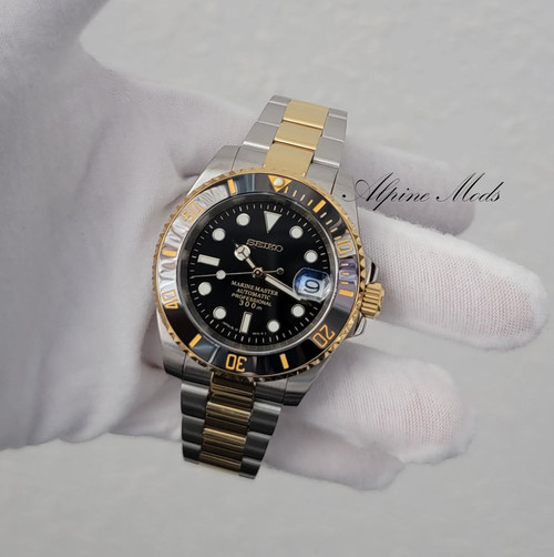 40mm Two Tone YG Ceramic Sub Diver