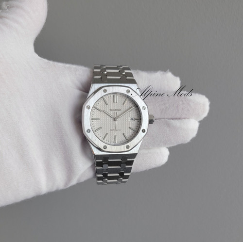 41mm White Waffle Dial