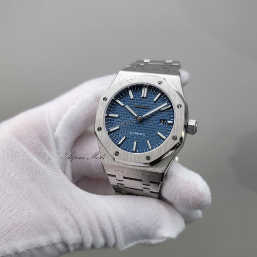 41mm Blue Waffle Dial
