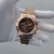 Rose Gold Chocolate Dial Chrono