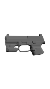 FN 509 Tactical with Olight PL-Mini 2, CAD model image