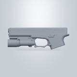 Polymer 80 with Surefire X300 UB, CAD model render