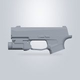 Sig Sauer Macro with Streamlight TLR-7 Sub, CAD model render