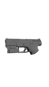CZ P10 C with Olight PL-Mini 2, 3D scan image