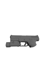CZ P10 C with Streamlight TLR-1, 3D scan image