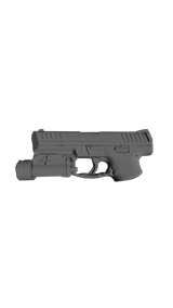 HK VP9 with Streamlight TLR-1, 3D scan image