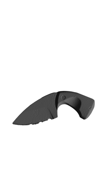 KaBar TDI Small Serrated, 3D scan image