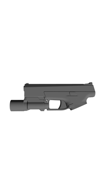 CZ P10 C with Surefire X300 UB, CAD model image