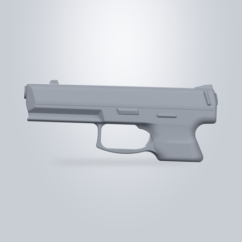 HK VP9 Extended Slide, CAD model render