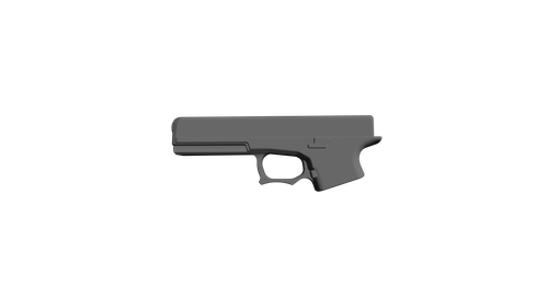 Polymer 80 Extended Slide, CAD model image