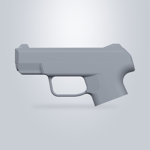 Ruger Security 9 Compact, CAD model render