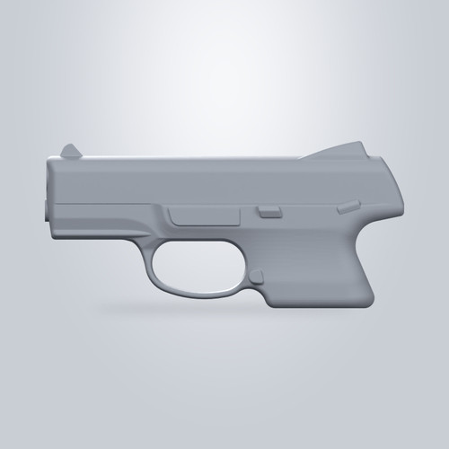 Ruger SR9 Compact, CAD model render