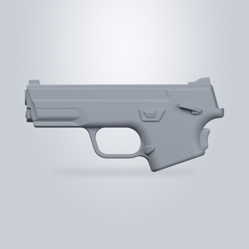 S&W M&P 9 EZ, CAD model render