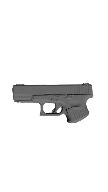 Glock 19 Gen 5, 3D scan image