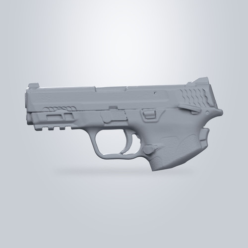 S&W M&P 9 EZ, 3D scan render