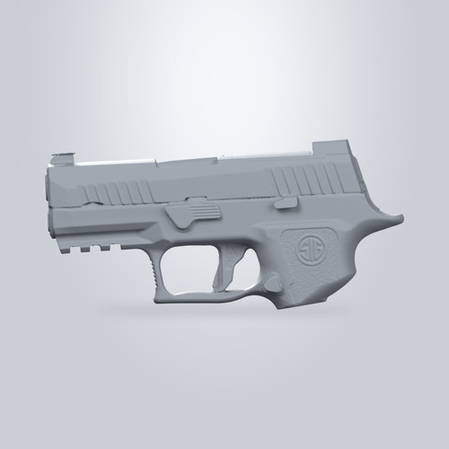 Sig Sauer P320 X Compact, 3D scan render