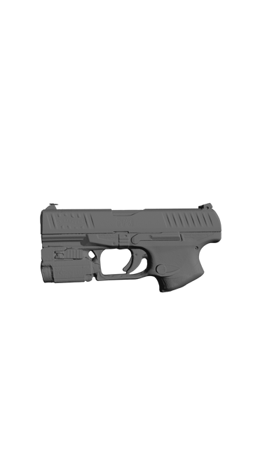 Walther PPQ Olight Baldr Mini