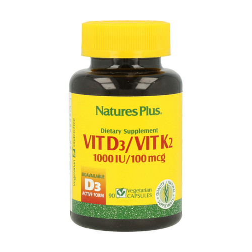 Natures plus vitamin d3/ vitamin k2 90 caps