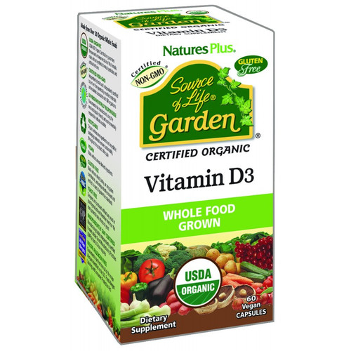 Natures plus garden vitamina d3 60 capsulas