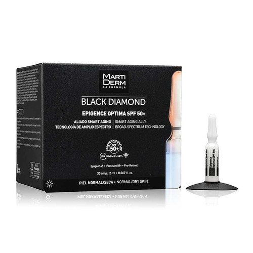 Martiderm black diamond epigence optima SPF50+ 30 amp