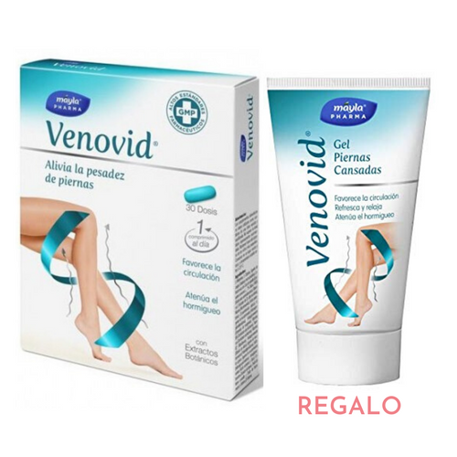 Venovid 60 comprimidos + gel piernas cansadas 150 mL regalo