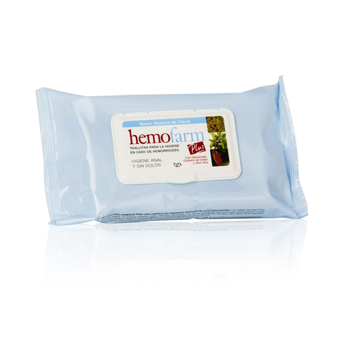 Hemofarm plus 60 toallitas