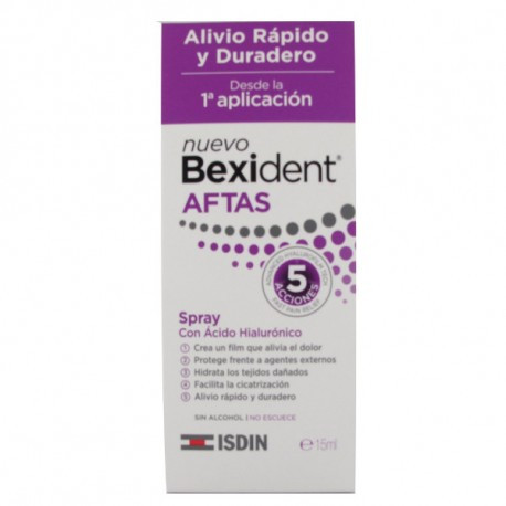 Bexident aftas spray bucal protector 15 mL