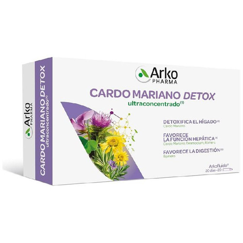 Arkofluido cardo mariano 20 ampollas