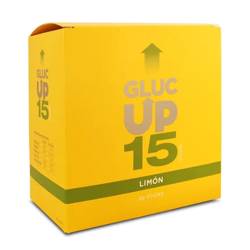 Gluc up 15 faes farma sabor limón 20 sticks
