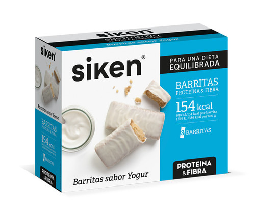 Siken sustituto barritas yogur 8 UDS