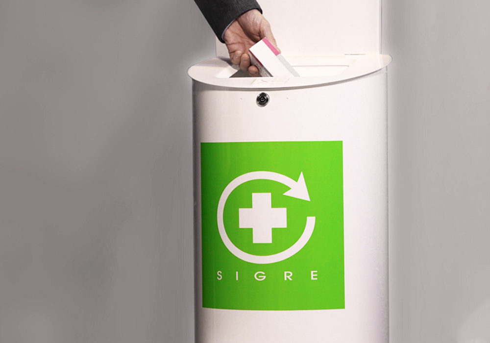 Punto sigre en Farmacia Diagonal, en Castelldefels, Barcelona