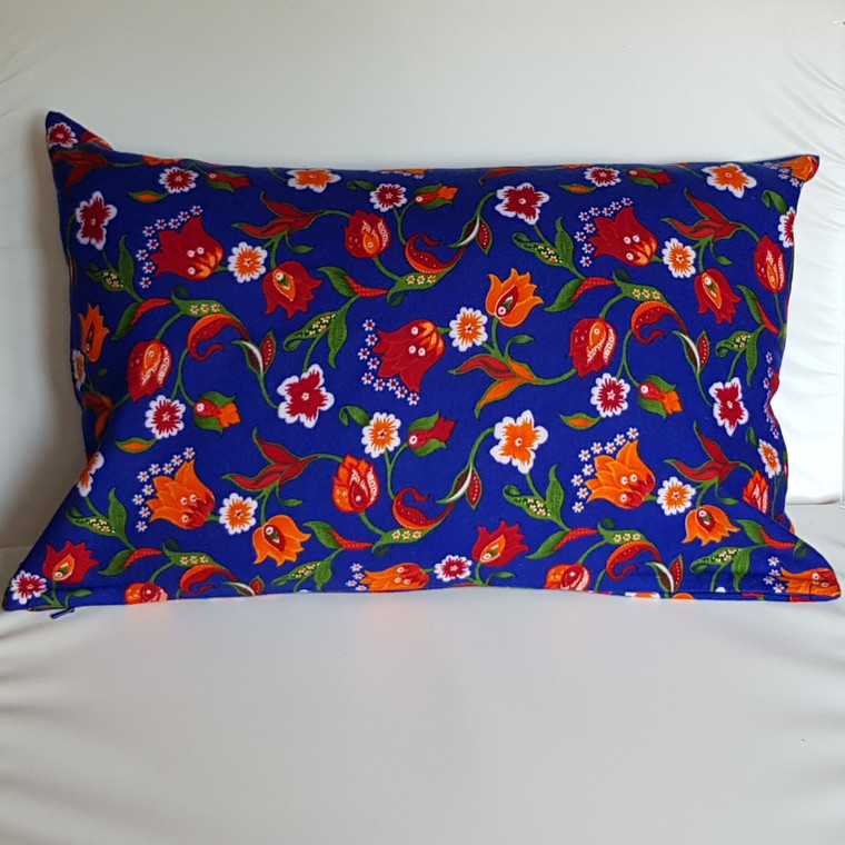 cushion, blue cushion, cushion cover, decorative cushion, blue cushion, rectangle cushion cover, floral cushion cover, cushion cover with flowers