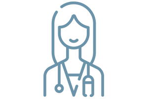 Female doctor icon