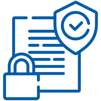 Secure and compliant icon