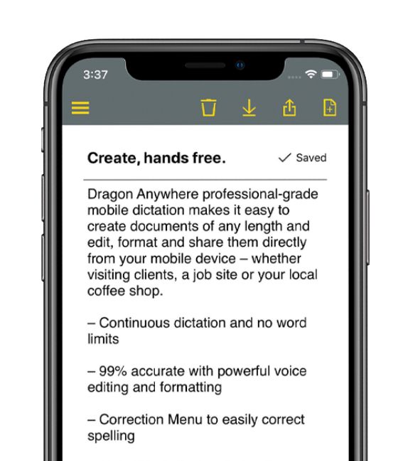 Dragon Anywhere—Professional-Grade Mobile Dictation App