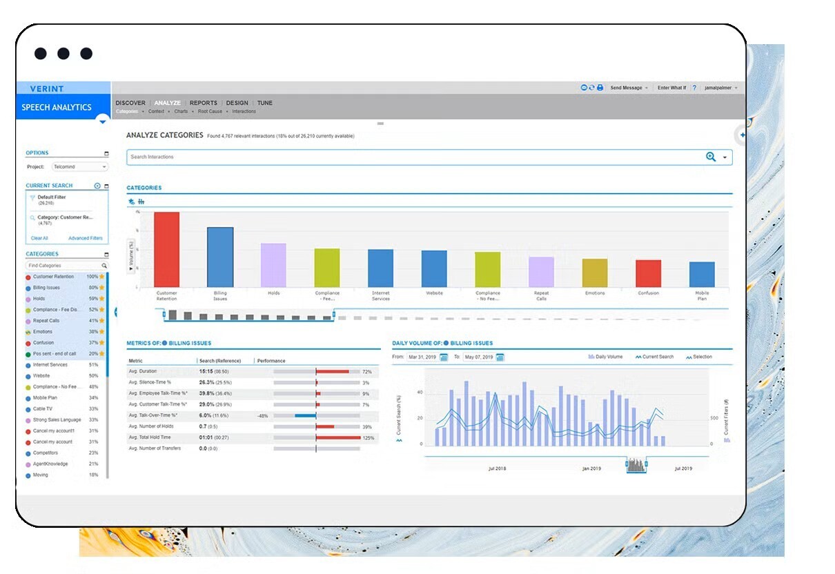 Verint Speech Analytics