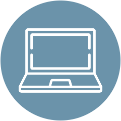 Rugged laptop icon