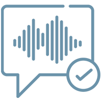 Speech recognition icon
