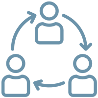 Work sharing icon