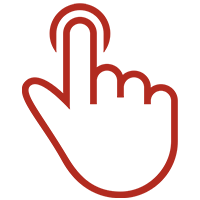 Finger touch icon