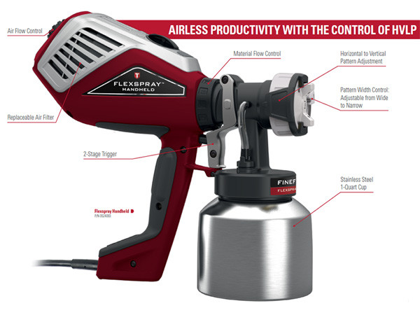 524093 Titan FlexSpray Handheld Airless Disinfectant Sprayer and