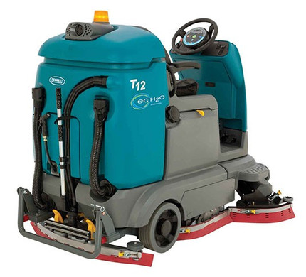 Tennant T12 Rider Scrubber rear view Tennant T12 Rider Scrubber rear view