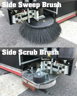 Karcher B 300 R Diesel - Side brush/scrub options Karcher B 300 R Diesel - Side brush/scrub options