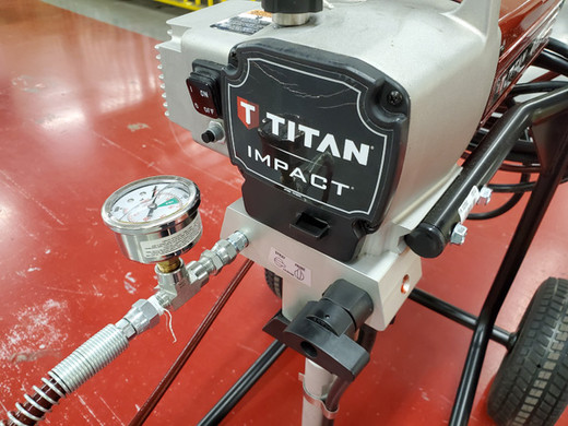 532053 Titan Impact 410 High Rider Disinfectant Sprayer and Parts for Sale