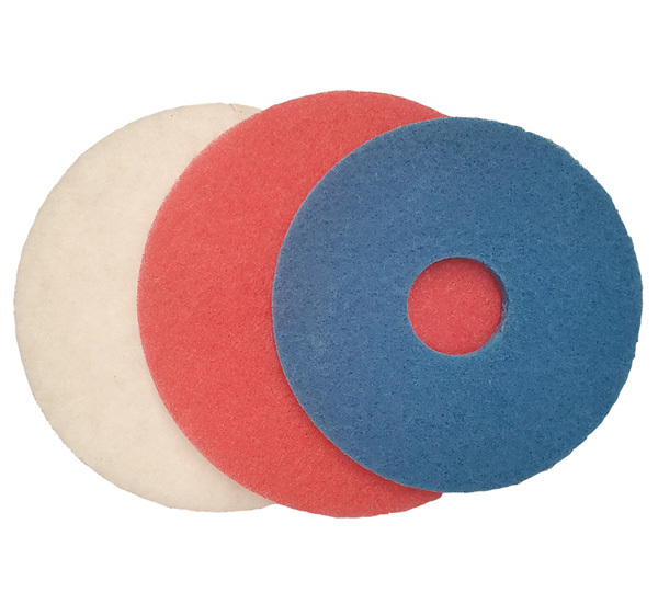 cleaning equipment pads for scrubbing, stripping and polishing