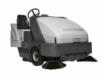 Industrial ride-on sweeper