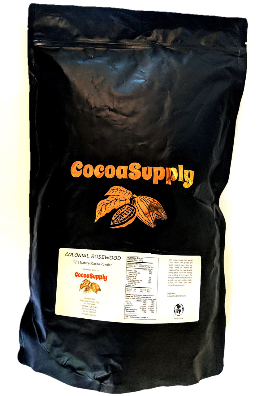 Natural low fat quality cacao powder